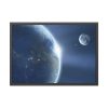 93855-305.jpg Earth Moon Ache Sunrise Framed Poster