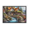 93855-32.jpg Enchanted Mountain Cottage Framed Poster