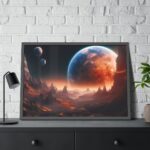 Planets Space Universe Framed Poster - Image 8