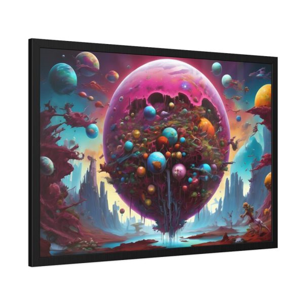 93855-326.jpg Planet Surreal World Fantasy Framed Poster