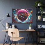 Planet Surreal World Fantasy Framed Poster - Image 7