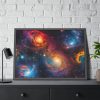 93855-340.jpg Outer Space Cosmos Science Fiction Framed Poster