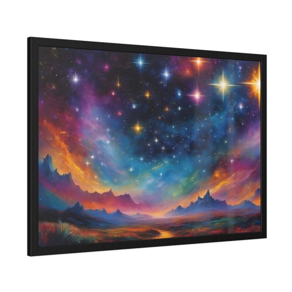 93855-346.jpg Fantasy Landscape Starry Sky Framed Poster