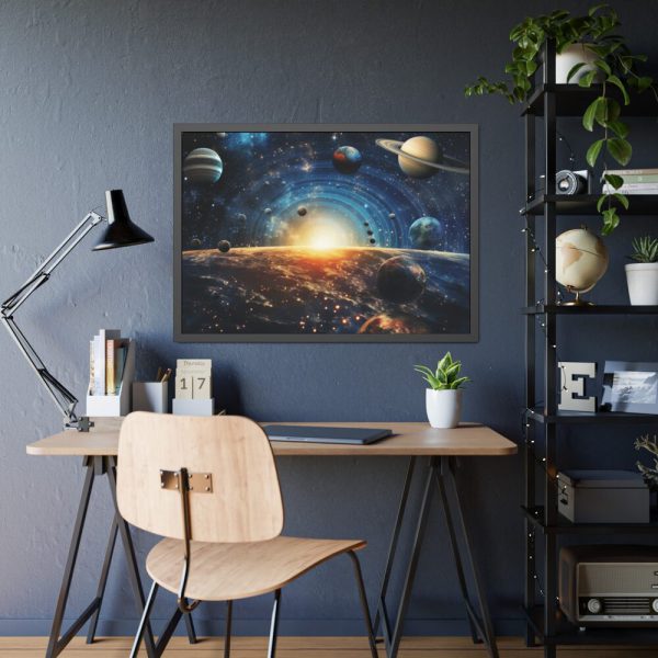 Illustration of Cosmos Framed Poster