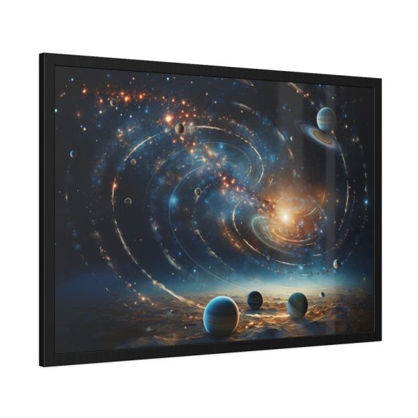 93855-366.jpg Fantasy Illustration of Cosmos Framed Poster