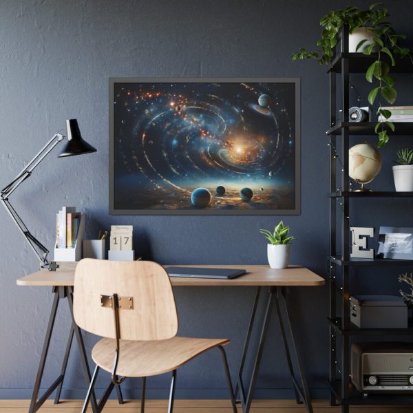 93855-367.jpg Fantasy Illustration of Cosmos Framed Poster