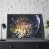 93855-376.jpg Dangers of Space Framed Poster