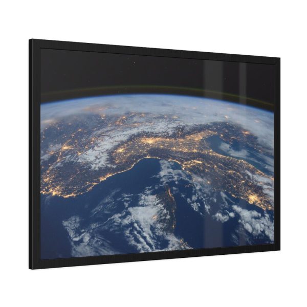 93855-378.jpg Earth in Space Framed Poster