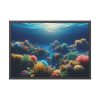 93855-48.jpg Colorful Coral in the Deep Blue Ocean Framed Poster