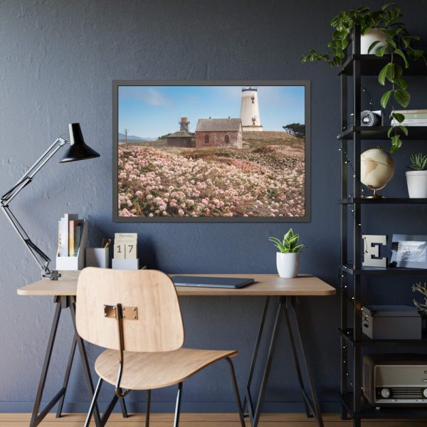 93855-6.jpg The Piedras Blancas Light Station Framed Poster