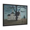 93855-61.jpg Old House, New Moon by George Ault Framed Poster