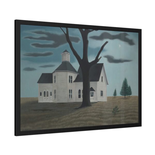 93855-61.jpg Old House, New Moon by George Ault Framed Poster
