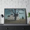 93855-63.jpg Old House, New Moon by George Ault Framed Poster