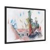 Rooftops and Trees by Charles Demuth Framed Poster