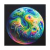 Colorful Planet Standard Canvas