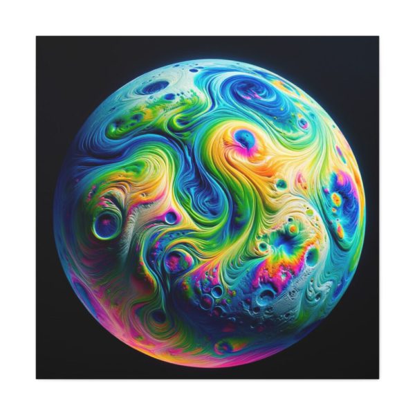 Colorful Planet Standard Canvas