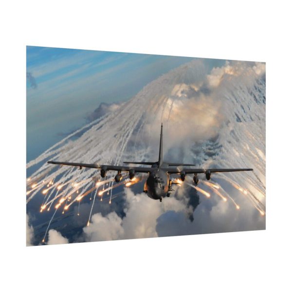 101825-2.jpg Military Aircraft Flares Drop Poster