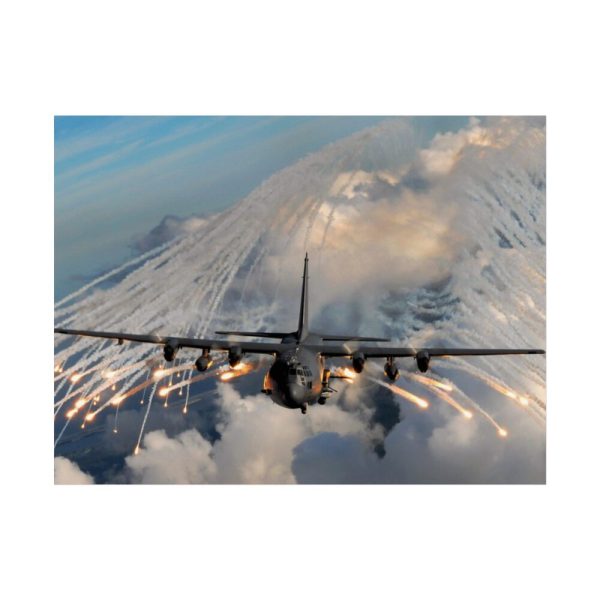 101830.jpg Military Aircraft Flares Drop Poster