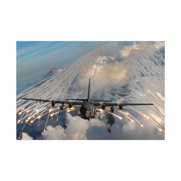 101833.jpg Military Aircraft Flares Drop Poster