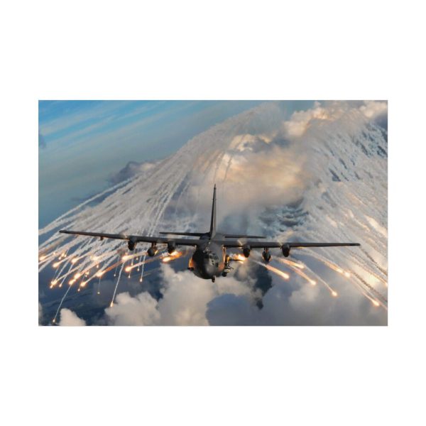 101845.jpg Military Aircraft Flares Drop Poster