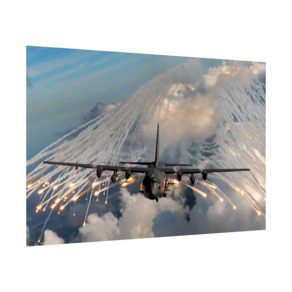 101846-2.jpg Military Aircraft Flares Drop Poster
