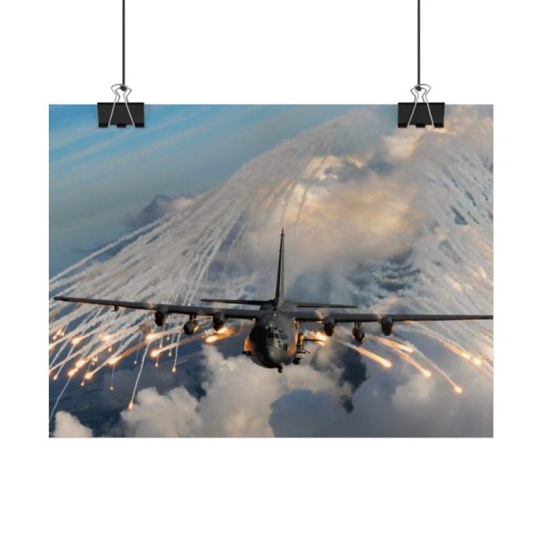 101858-1.jpg Military Aircraft Flares Drop Poster