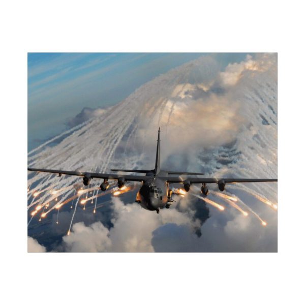 101859.jpg Military Aircraft Flares Drop Poster