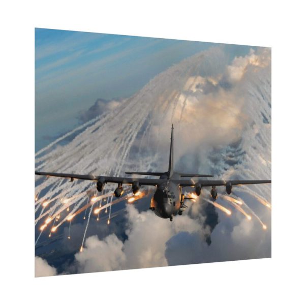 101860-2.jpg Military Aircraft Flares Drop Poster