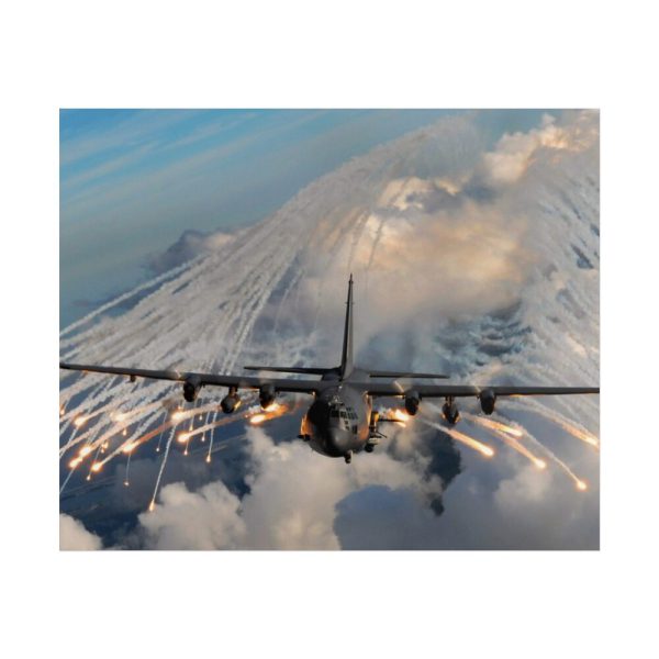 101860.jpg Military Aircraft Flares Drop Poster