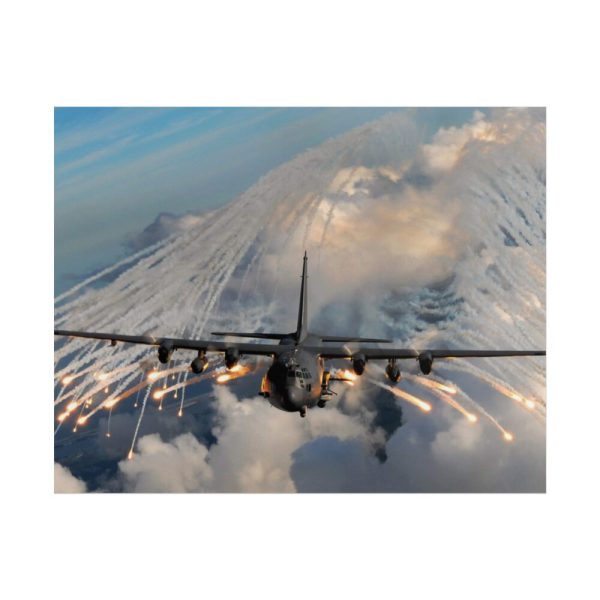 101861.jpg Military Aircraft Flares Drop Poster