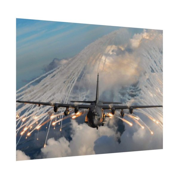 101862-2.jpg Military Aircraft Flares Drop Poster