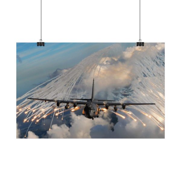 101864-1.jpg Military Aircraft Flares Drop Poster