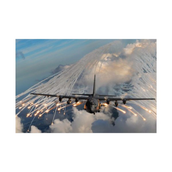 101865.jpg Military Aircraft Flares Drop Poster