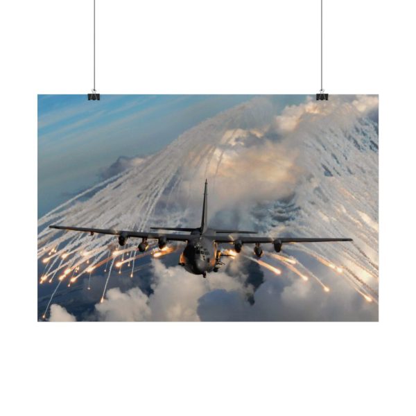 101868-1.jpg Military Aircraft Flares Drop Poster