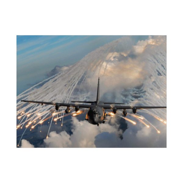 101869.jpg Military Aircraft Flares Drop Poster