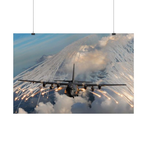101870-1.jpg Military Aircraft Flares Drop Poster