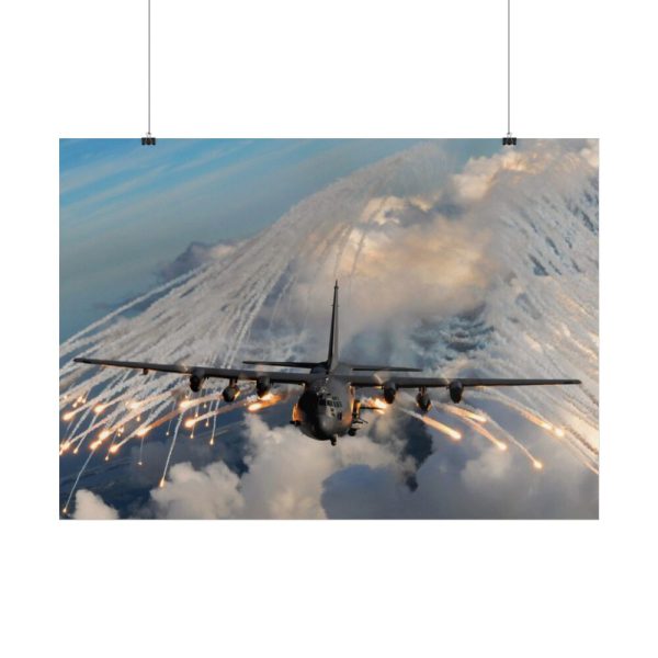 101871-1.jpg Military Aircraft Flares Drop Poster
