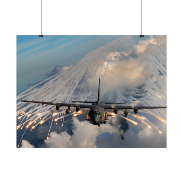 101872-1.jpg Military Aircraft Flares Drop Poster