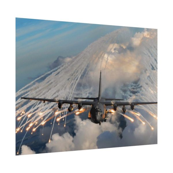 101872-2.jpg Military Aircraft Flares Drop Poster