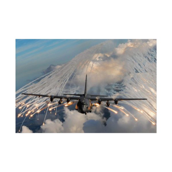 101874.jpg Military Aircraft Flares Drop Poster
