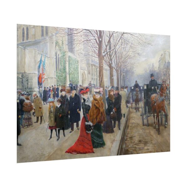 101875-122.jpg Paris Street Scene Poster