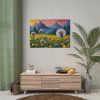 101875-188.jpg Landscape Flower Meadow Dandelions Poster