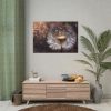 101875-198.jpg Dandelion Seeds Flower Head in Close Up Poster