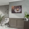 101875-199.jpg Dandelion Seeds Flower Head in Close Up Poster