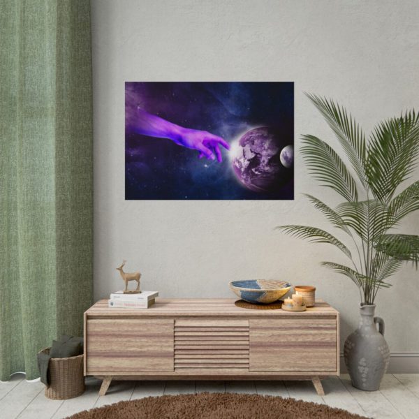 101875-23.jpg Surreal Hand Planet Heaven Poster