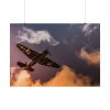 101875-241.jpg Ground View of an Old War Plane Poster
