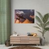 101875-243.jpg Ground View of an Old War Plane Poster