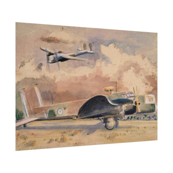 101875-247.jpg Whitley Bombers Sunning by Paul Nash Poster