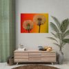 101875-268.jpg Dandelion on Yellow Background Poster