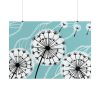 101875-276.jpg Fluffy Dandelion Illustration Poster